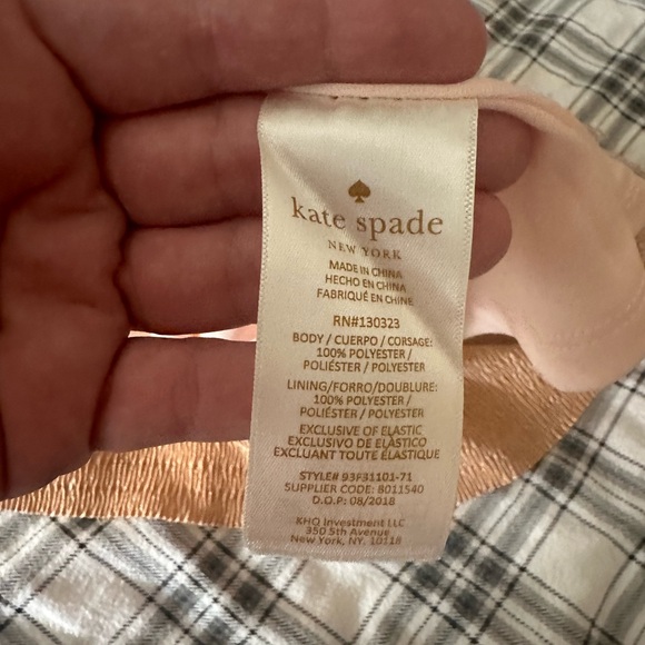 Kate Spade Skirts The Rules Metallic Gold Ruffle Sleeveless Girls Dress NWOT 14 - Picture 11 of 14